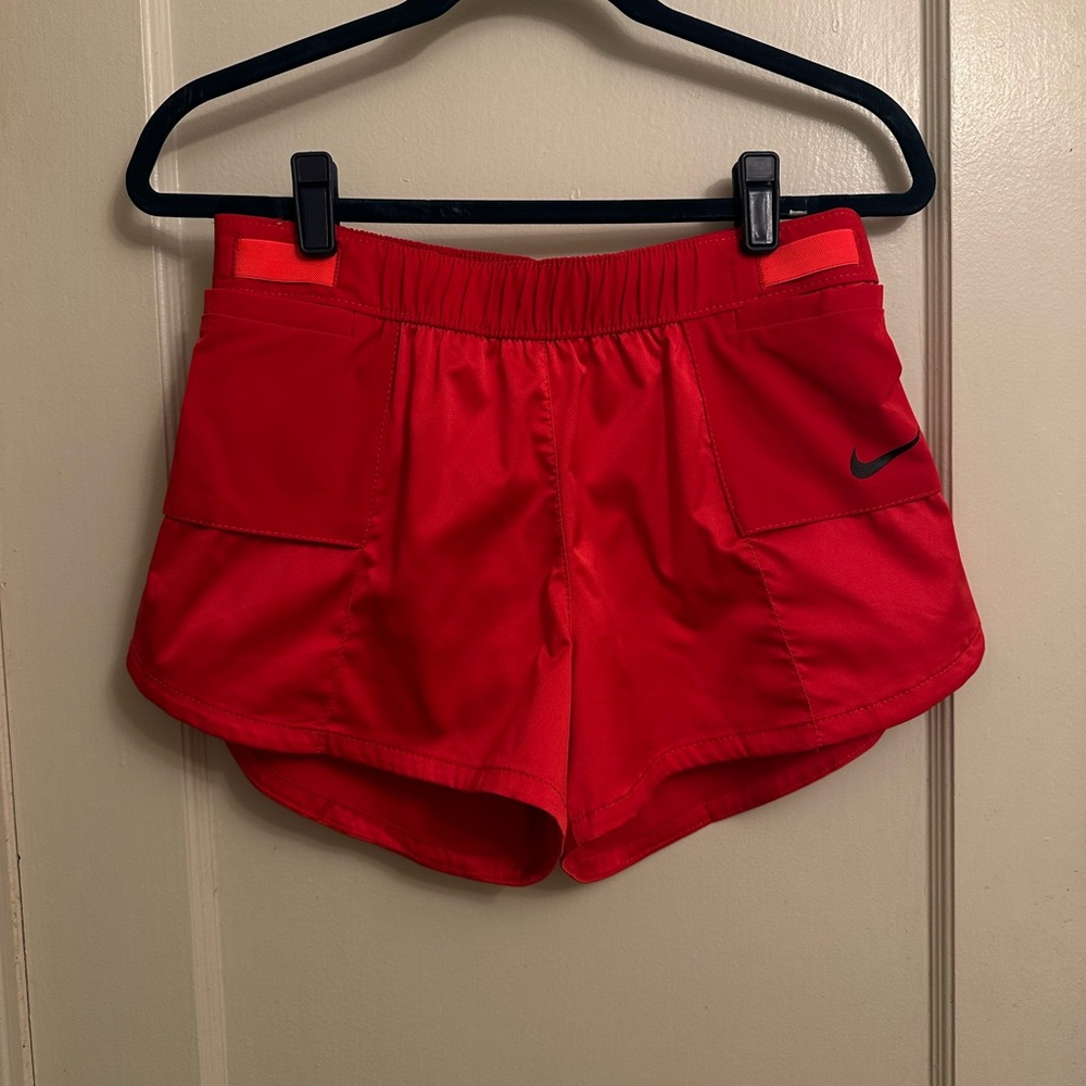 Nike Women's Red Athletic Shorts